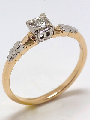 Classic Orange Blossom Engagement Ring