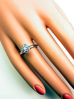 Diamond Cluster Engagement Ring
