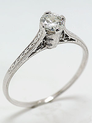Antique Edwardian Diamond Engagement Ring