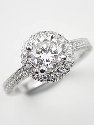 Halo Engagement Ring