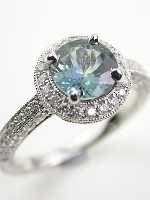 Outstanding Sapphire Engagement Ring