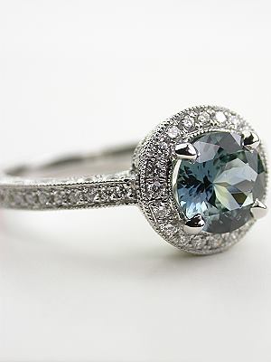 Outstanding Sapphire Engagement Ring