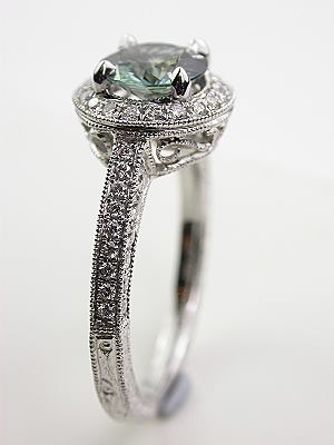 Outstanding Sapphire Engagement Ring