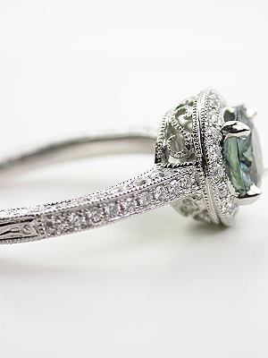 Outstanding Sapphire Engagement Ring