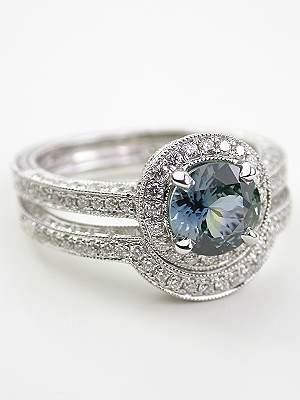 Outstanding Sapphire Engagement Ring