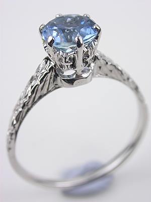Aquamarine Engagement Rings