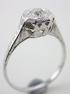 Art Deco Antique Diamond Engagement Ring