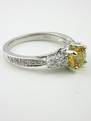 Glorious Yellow Sapphire Engagment Ring