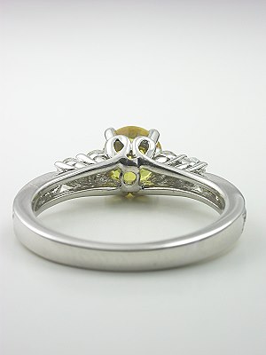 Glorious Yellow Sapphire Engagment Ring