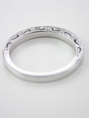 Filigree and Diamond Wedding Ring