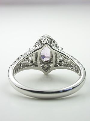 Romantic Pink Sapphire Engagement Ring