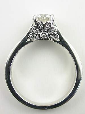 Contemporary Diamond Engagement Ring