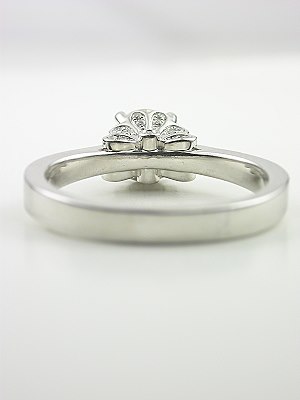Contemporary Diamond Engagement Ring 