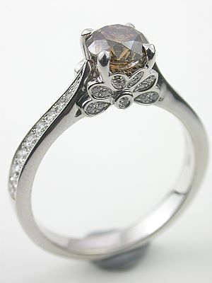 Fancy Colored Diamond Engagement Ring 