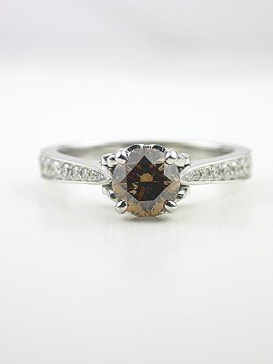 Fancy Colored Diamond Engagement Ring 