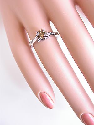 Fancy Colored Diamond Engagement Ring