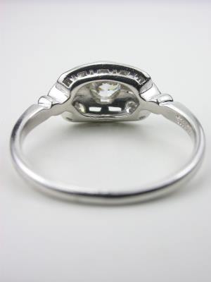 Antique Engagement Ring with Old European Cut Diamond