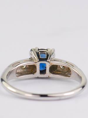 1930s Blue Sapphire Engagement Ring