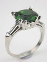 Vintage Ring with Chrome Tourmaline