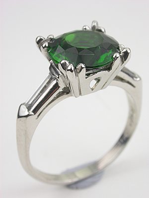 Carved Oval Green Tourmaline Diamond Halo Ring – SouthMiamiJewelers