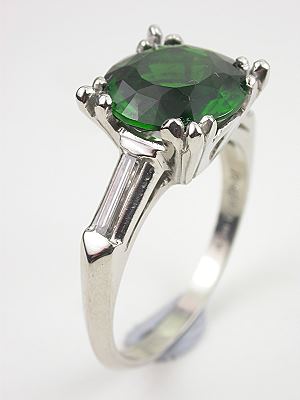 Vintage Ring with Chrome Tourmaline