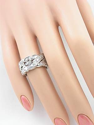 Classic Wide Vintage Wedding Ring