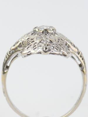 Art Deco Filigree Antique Ring