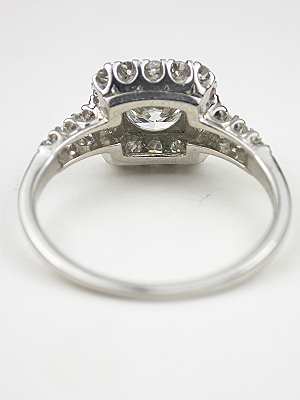 Jabel 1940's Vintage Diamond Bridal Rings
