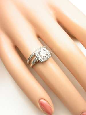Jabel 1940's Vintage Diamond Bridal Rings