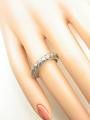 Hand Wrought Vintage Wedding Ring