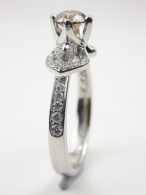 Champagne Diamond Engagement Ring