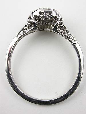 Antique Filigree Engagement Ring