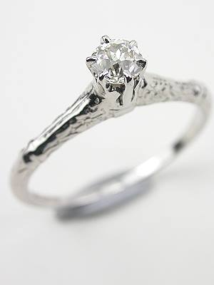 Antique Diamond Engagement Ring by Belais