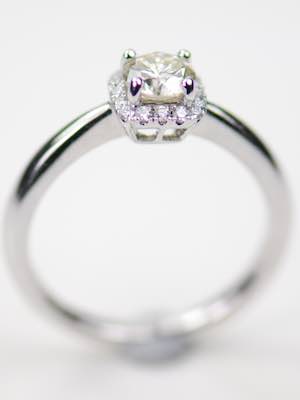 Elegantly Simple Diamond Engagement Ring