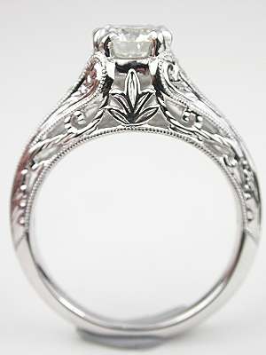 Edwardian Antique Style Engagement Ring