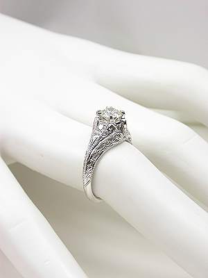 Edwardian Antique Style Engagement Ring