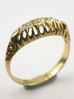 Late Victorian Diamond Wedding Ring