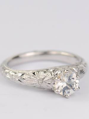 Edwardian Vintage Inspired Engagement Ring