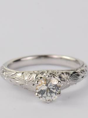 Edwardian Vintage Inspired Engagement Ring