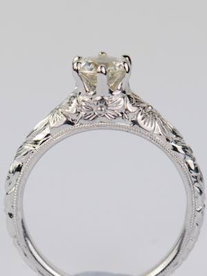 Edwardian Vintage Inspired Engagement Ring