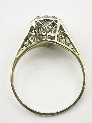 1920s Antique Filigree Engagement Ring