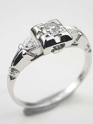 Vintage Diamond Engagement Ring in the Classic Style