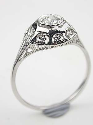 Art Deco Antique Diamond Engagement Ring