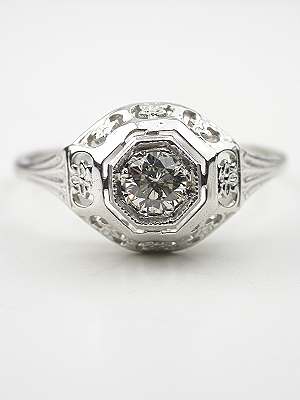 Art Deco Antique Diamond Engagement Ring