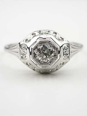 Art Deco Antique Diamond Engagement Ring