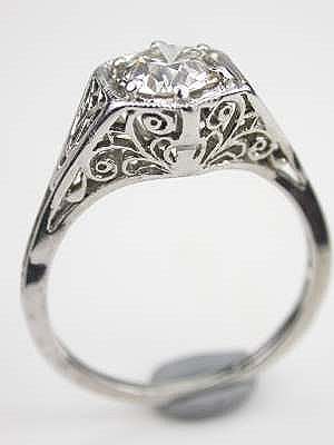 1920's Antique Diamond Engagement Ring