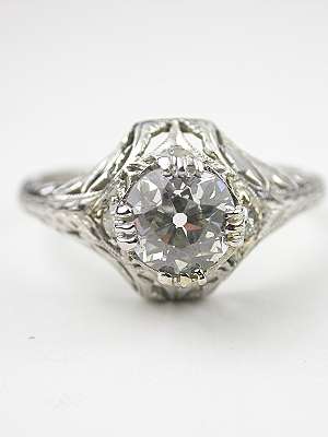 1920s Antique Diamond Engagement Ring