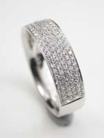 Modern Diamond Wedding Band