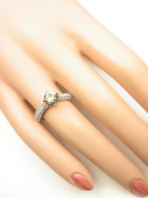 Green Sapphire Engagement Ring