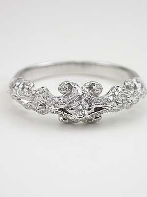Vintage Style Wedding Ring